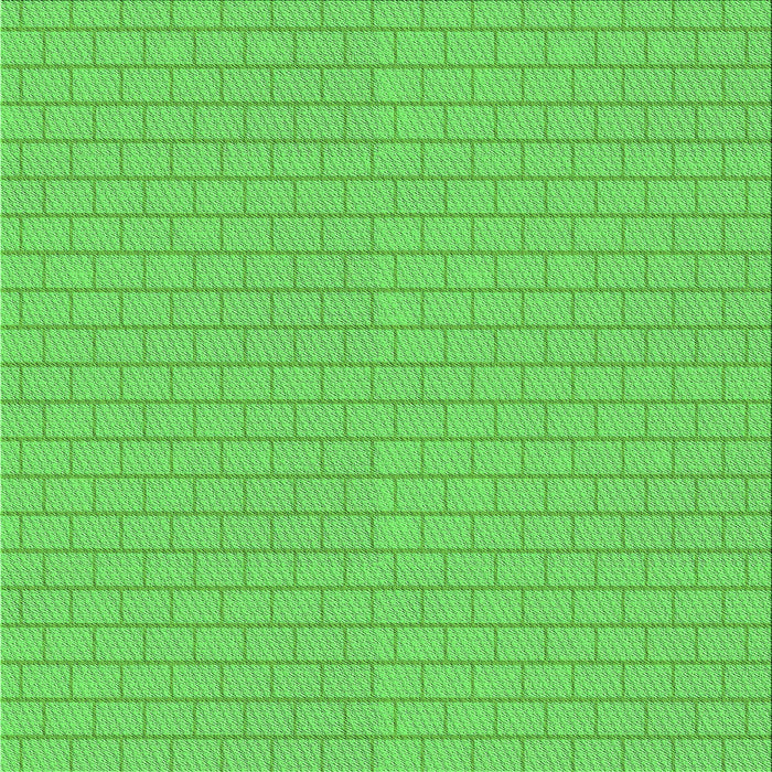 Round Patterned Neon Green Rug, pat627grn