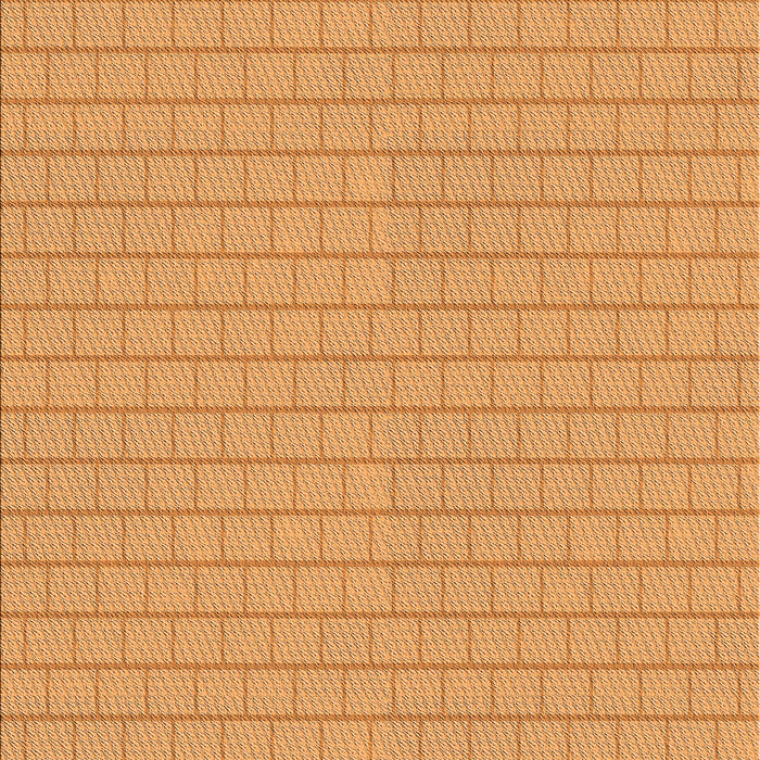 Patterned Neon Orange Rug, pat627org