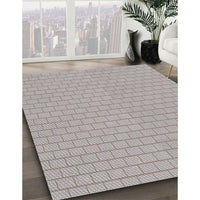 Patterned Gray Novelty Rug, pat627