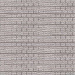 Square Patterned Gray Novelty Rug, pat627