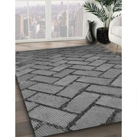 Patterned Gray Rug, pat628gry