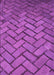 Machine Washable Transitional Bright Neon Pink Purple Rug, wshpat628pur