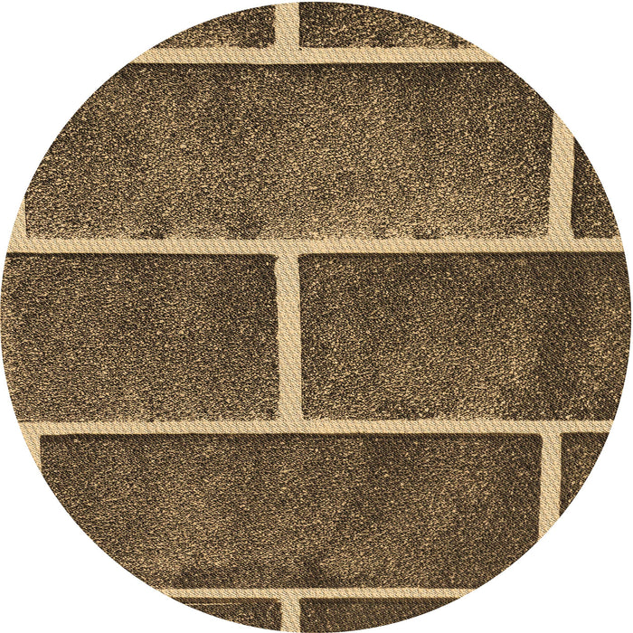 Square Machine Washable Transitional Bronze Brown Rug in a Living Room, wshpat629brn