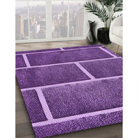 Patterned Purple Rug, pat629pur