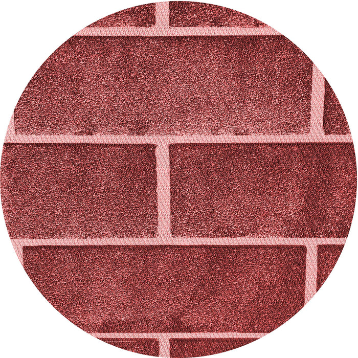Square Patterned Red Rug, pat629rd