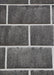 Machine Washable Transitional Charcoal Black Rug, wshpat629