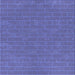 Round Patterned Light Slate Blue Rug, pat630blu