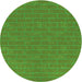 Square Patterned Seaweed Green Rug, pat630grn
