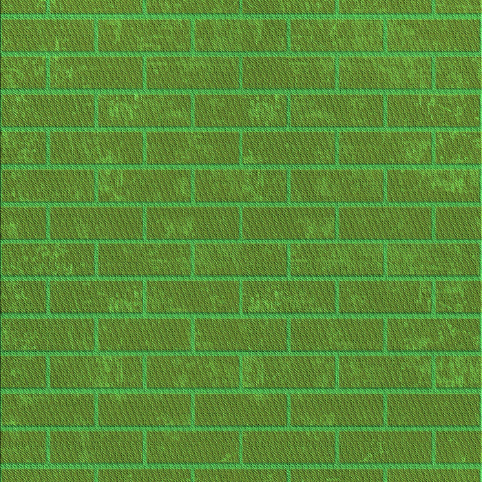 Machine Washable Transitional Seaweed Green Rug, wshpat630grn