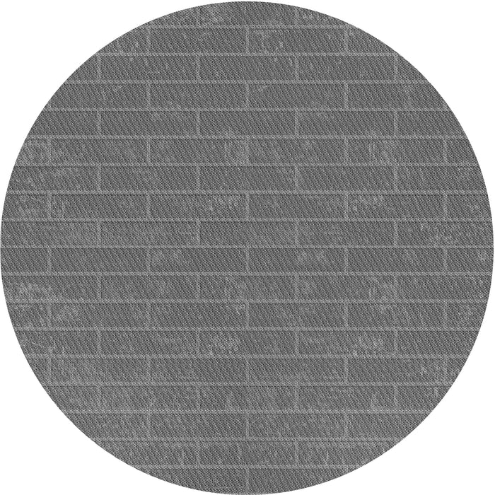 Square Patterned Gray Rug, pat630gry