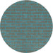 Square Patterned Gray Rug, pat630lblu