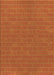 Machine Washable Transitional Neon Orange Rug, wshpat630org