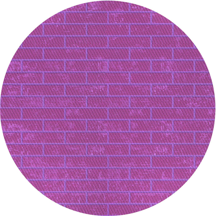 Square Patterned Magenta Pink Rug, pat630pur