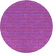 Square Patterned Magenta Pink Rug, pat630pur