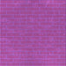 Round Patterned Magenta Pink Rug, pat630pur