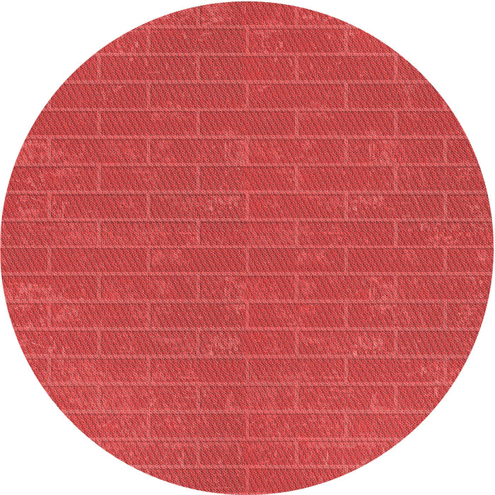 Square Patterned Red Rug, pat630rd