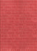 Patterned Red Rug, pat630rd