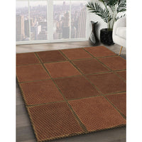 Patterned Red Rug, pat631brn