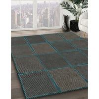 Patterned Green Rug, pat631lblu