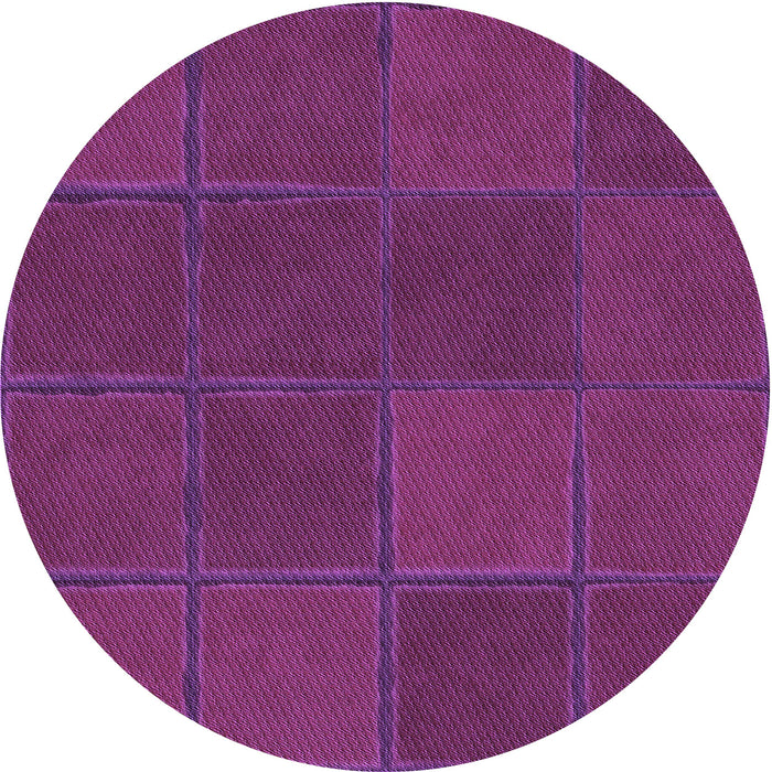 Square Machine Washable Transitional Purple Rug in a Living Room, wshpat631pur