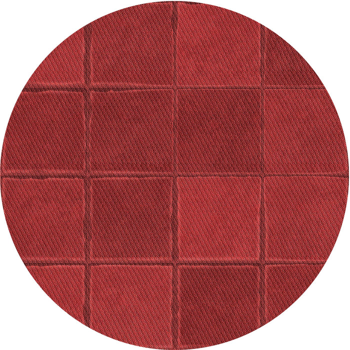 Square Machine Washable Transitional Red Rug in a Living Room, wshpat631rd