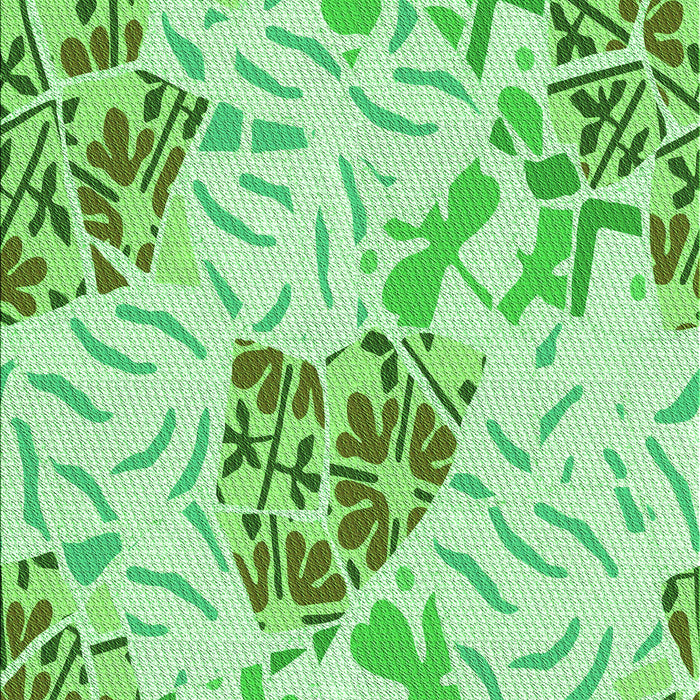 Machine Washable Transitional Jade Green Rug, wshpat632grn