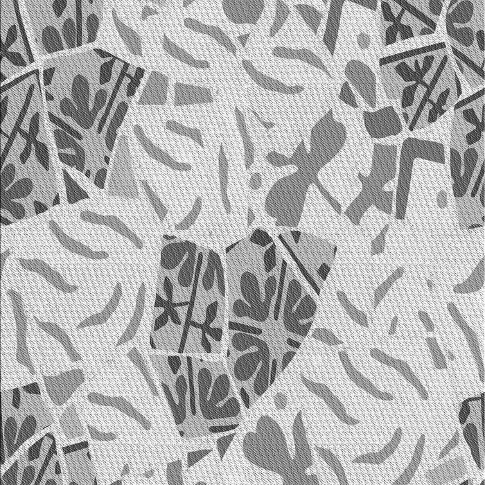 Machine Washable Transitional Gray Rug, wshpat632gry