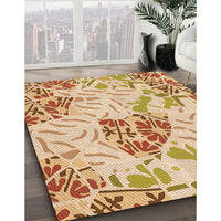 Patterned Orange Rug, pat632org