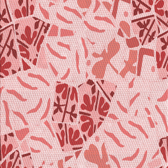 Patterned Orange Rug, pat632rd