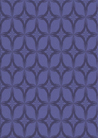 Machine Washable Transitional Dark Slate Blue Purple Rug, wshpat633blu