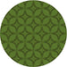 Square Machine Washable Transitional Dark Lime Green Rug in a Living Room, wshpat633grn