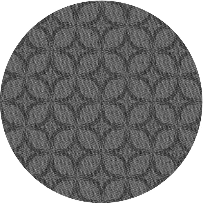 Square Machine Washable Transitional Silver Gray Rug in a Living Room, wshpat633gry