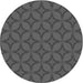 Square Patterned Silver Gray Rug, pat633gry
