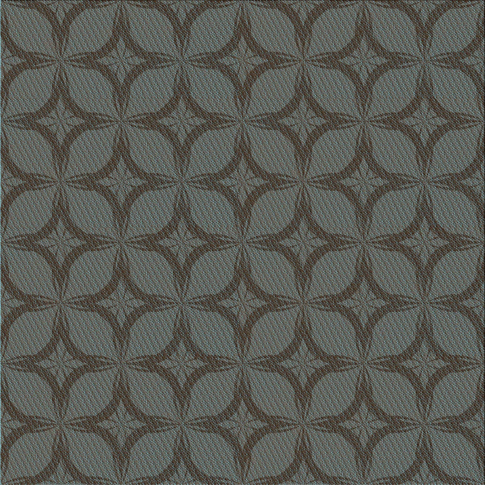 Round Machine Washable Transitional Grayish Turquoise Green Rug, wshpat633lblu