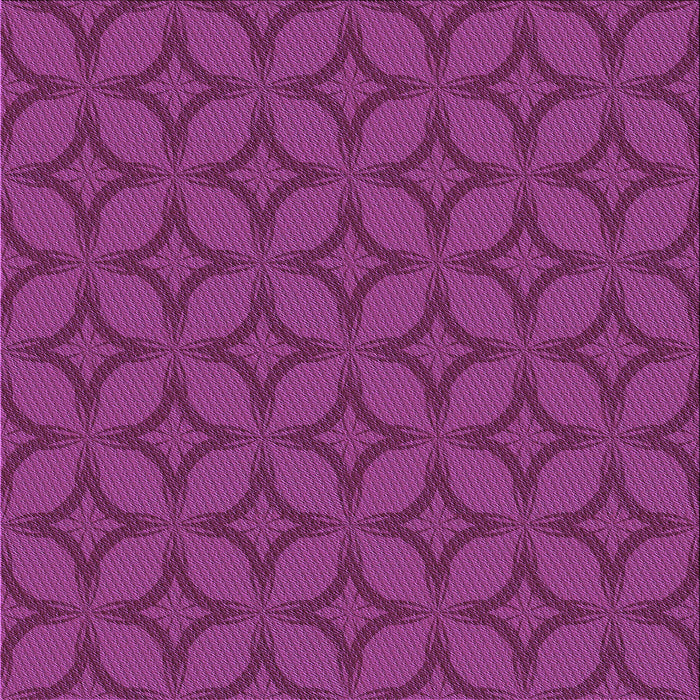 Round Patterned Burnt Pink Rug, pat633pur