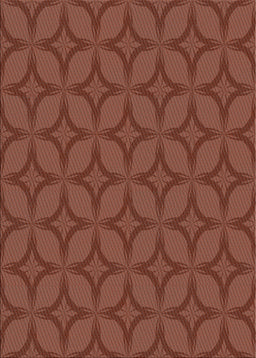 Machine Washable Transitional Saffron Red Rug, wshpat633