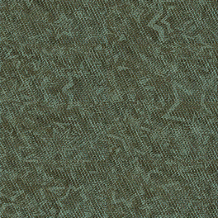 Round Patterned Hazel Green Rug, pat634lblu