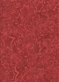 Machine Washable Transitional Red Rug, wshpat634rd