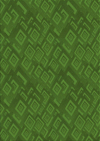 Machine Washable Transitional Dark Lime Green Rug, wshpat635grn