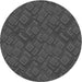 Square Machine Washable Transitional Dark Gray Black Rug in a Living Room, wshpat635gry