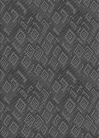 Machine Washable Transitional Dark Gray Black Rug, wshpat635gry