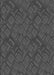 Machine Washable Transitional Dark Gray Black Rug, wshpat635gry