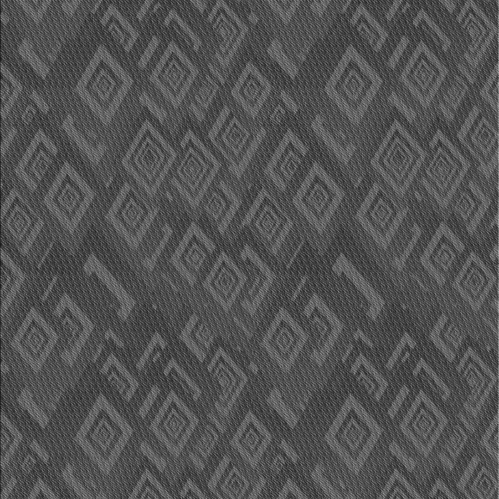 Patterned Dark Gray Black Rug, pat635gry
