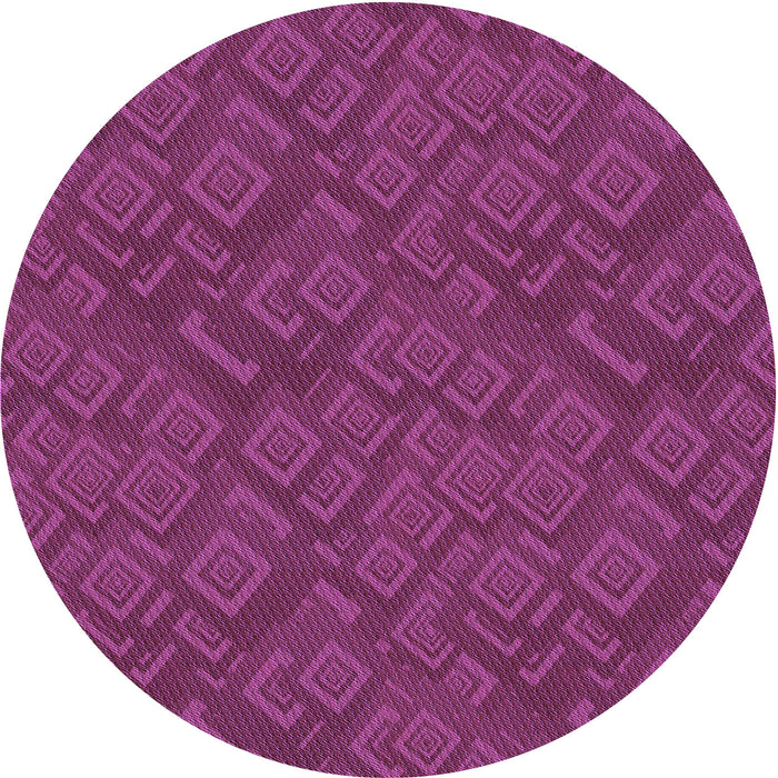 Square Machine Washable Transitional Neon Pink Rug in a Living Room, wshpat635pur