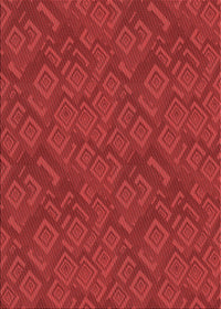 Machine Washable Transitional Red Rug, wshpat635rd