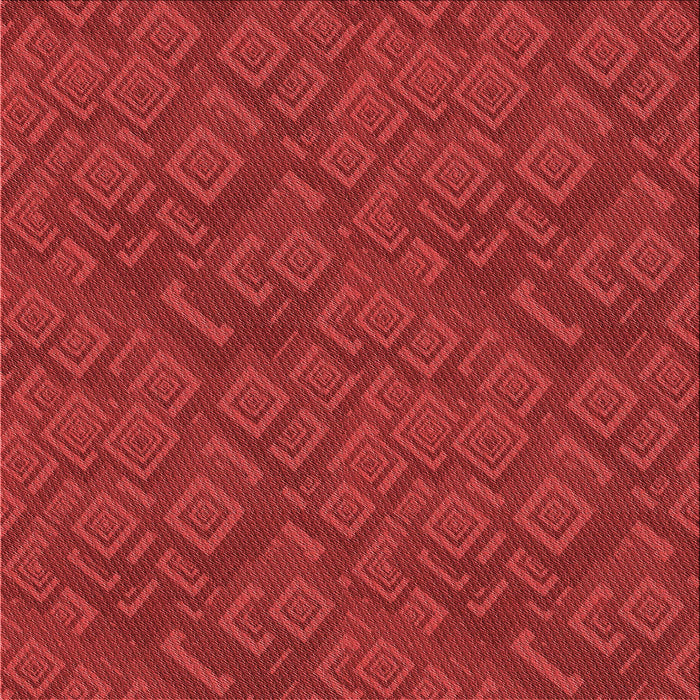 Round Patterned Red Rug, pat635rd