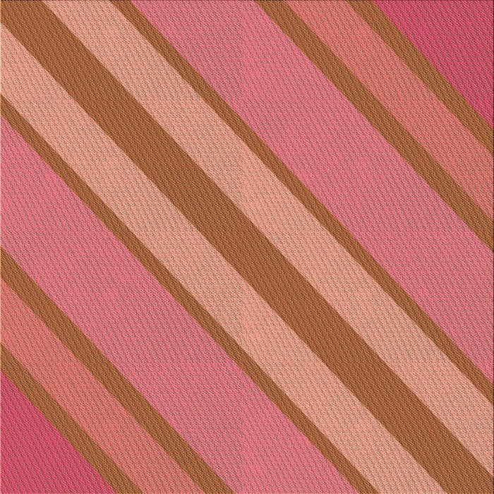 Round Machine Washable Transitional Red Rug, wshpat636brn