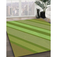 Patterned Green Rug, pat636grn