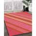 Machine Washable Transitional Red Rug in a Family Room, wshpat636org