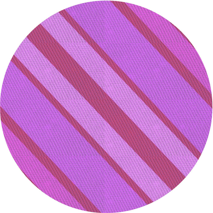 Square Machine Washable Transitional Neon Pink Rug in a Living Room, wshpat636pur